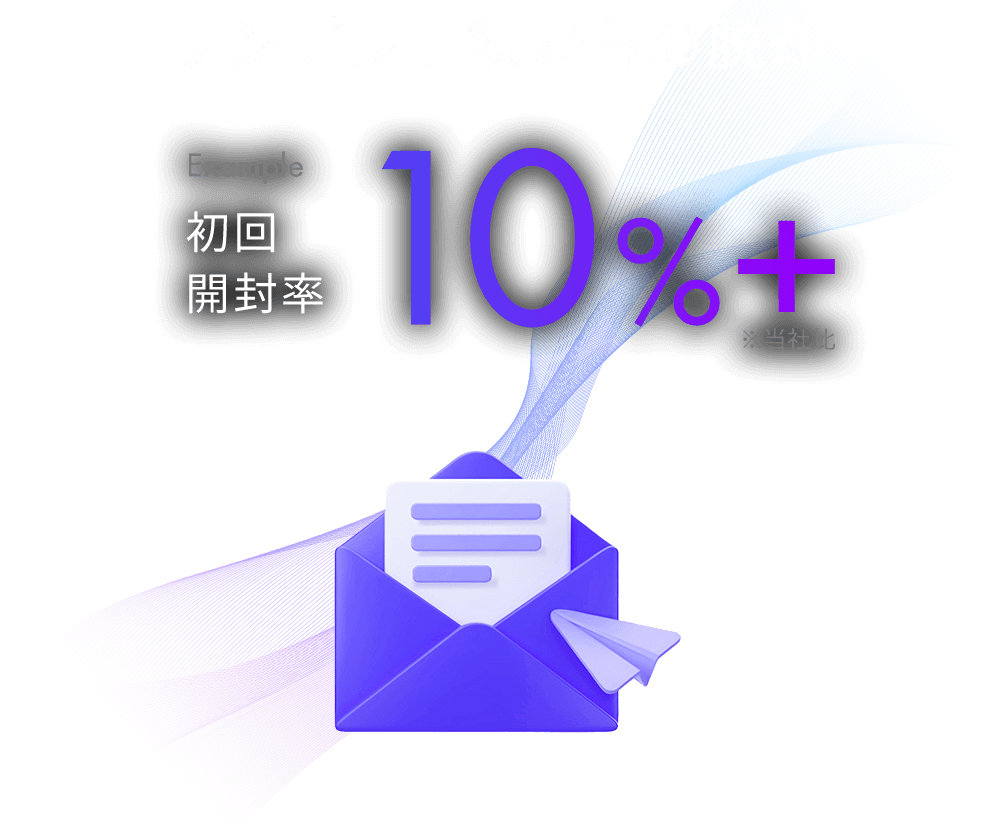 テンプレ訓練からの脱却、初回開封率10%+