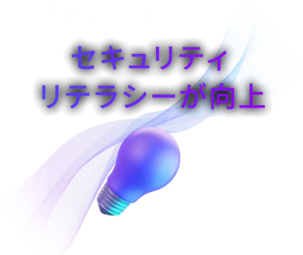 訓練回数を増やしたことでセキュリティリテラシーが向上